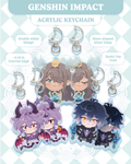 Genshin Epoxy Acrylic Keychains | Nod-Krai Edition