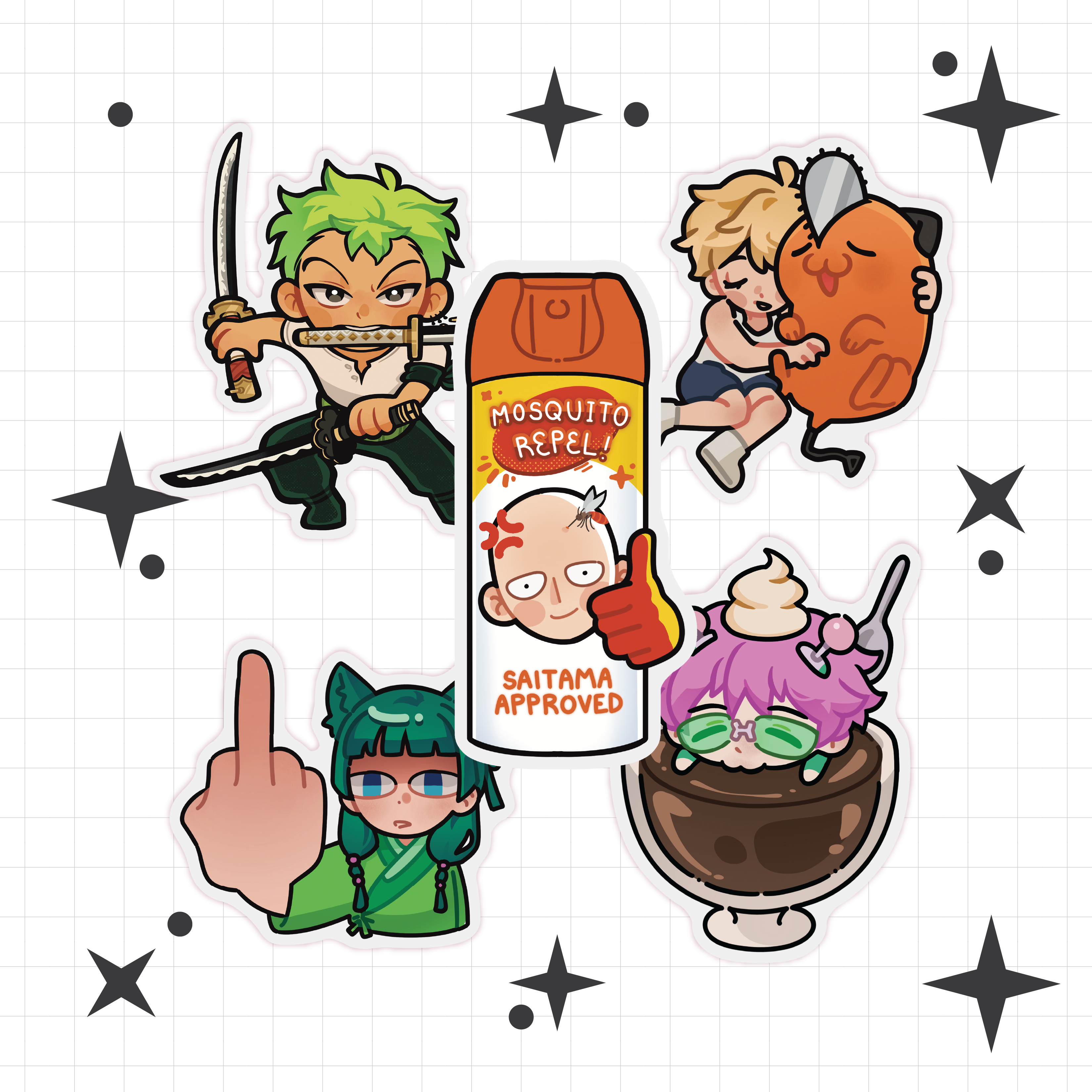 Vinyl Stickers | Anime