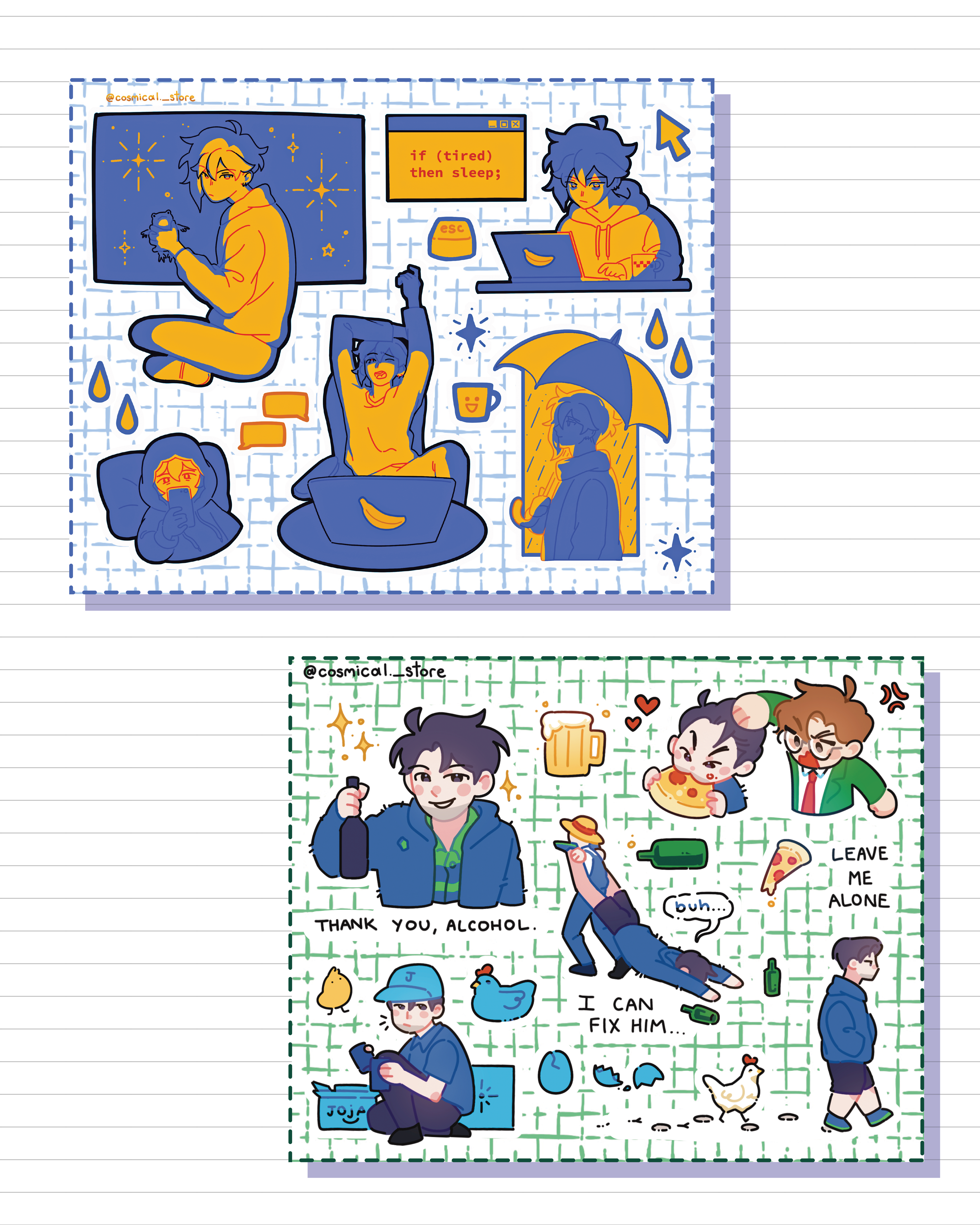 Stardew Valley Sticker Sheets