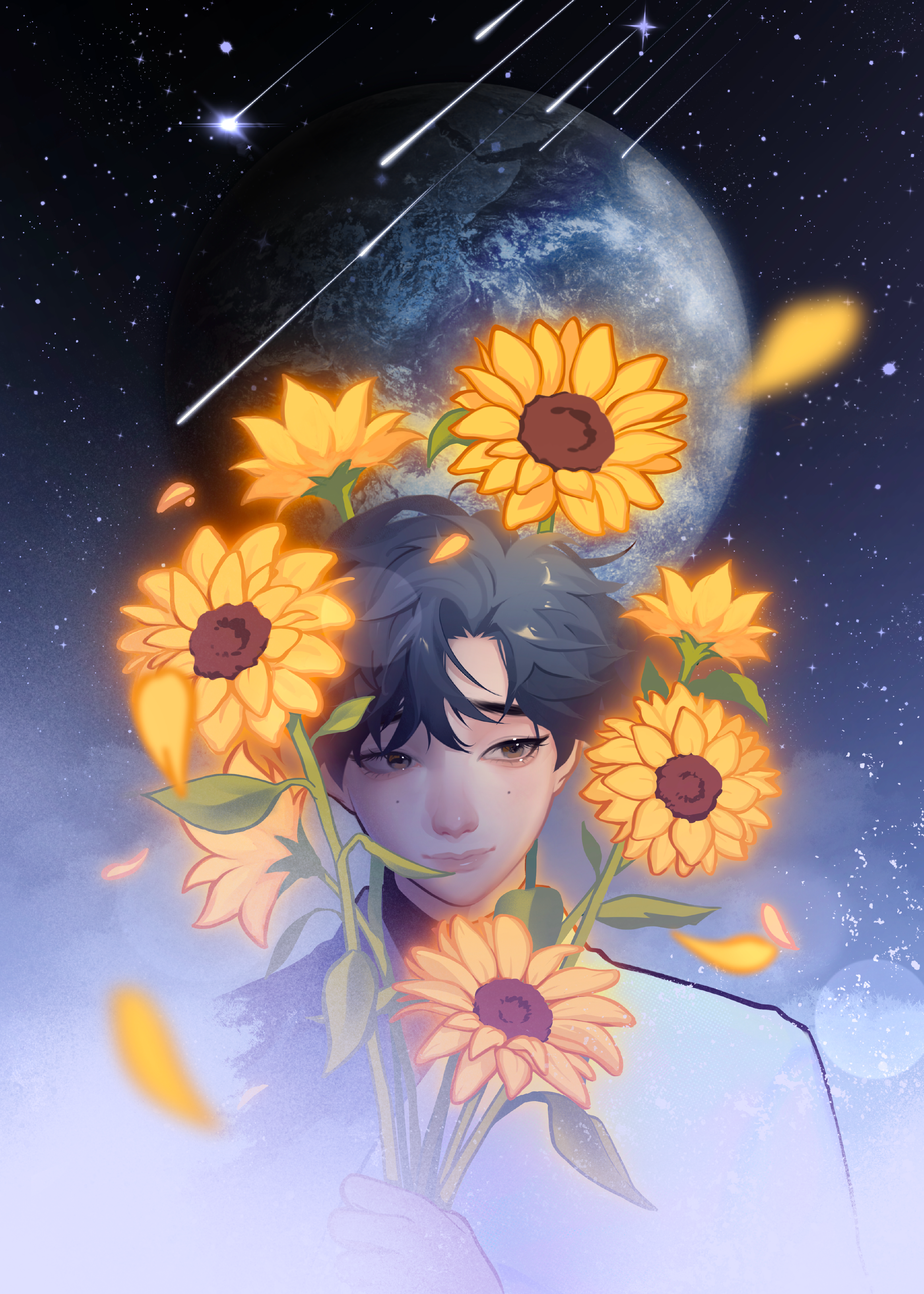 Sunflowers | Original Print